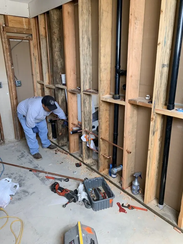 Commercial rough-in plumbing for Water Heater Replacement in Saltillo